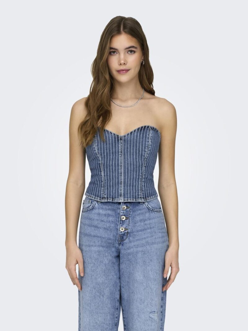 ONLY Top 'KIRSI'  albastru denim / albastru deschis preţ