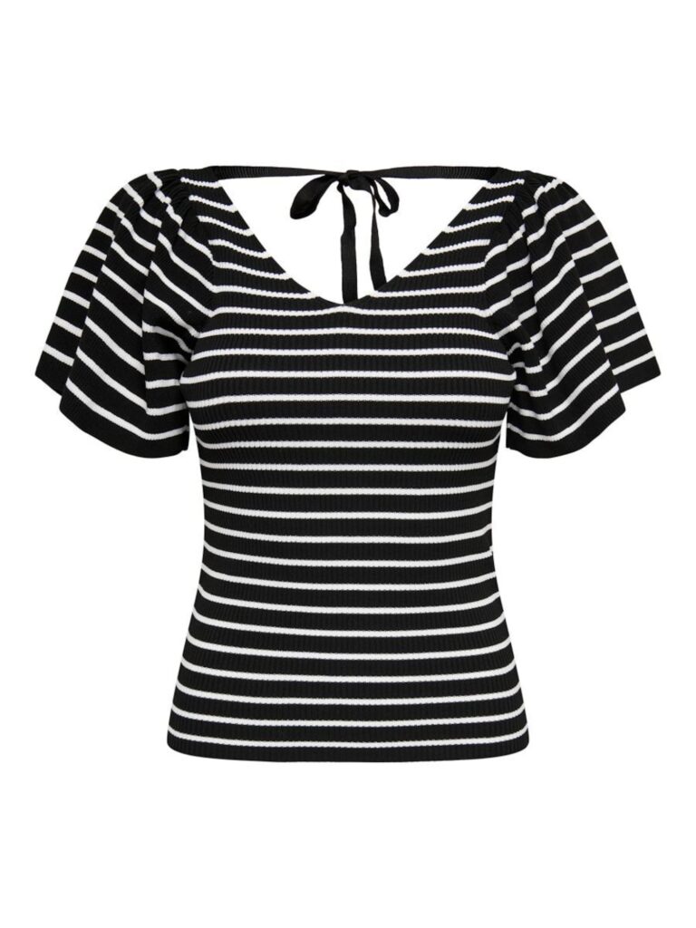 ONLY Tricou  negru / alb