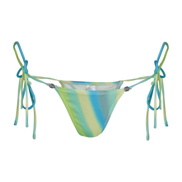 OW Collection Slip costum de baie 'ARIEL'  turcoaz / verde jad / verde măr / verde deschis