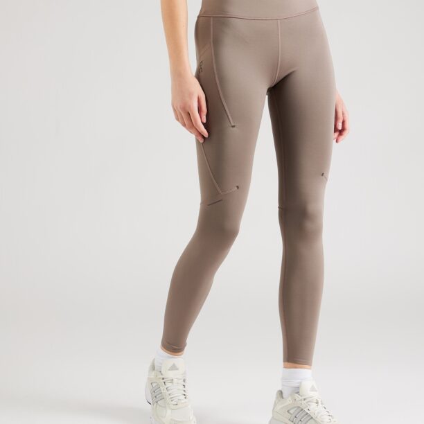 On Pantaloni sport  gri taupe / negru