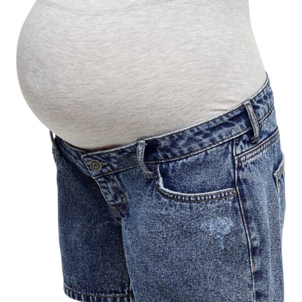 Only Maternity Jeans 'Jagger'  albastru închis / gri amestecat