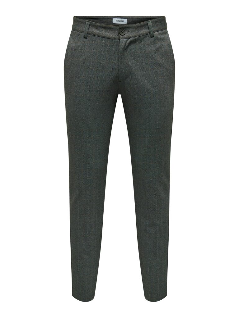 Only & Sons Pantaloni 'ONSMark'  maro / gri amestecat / negru