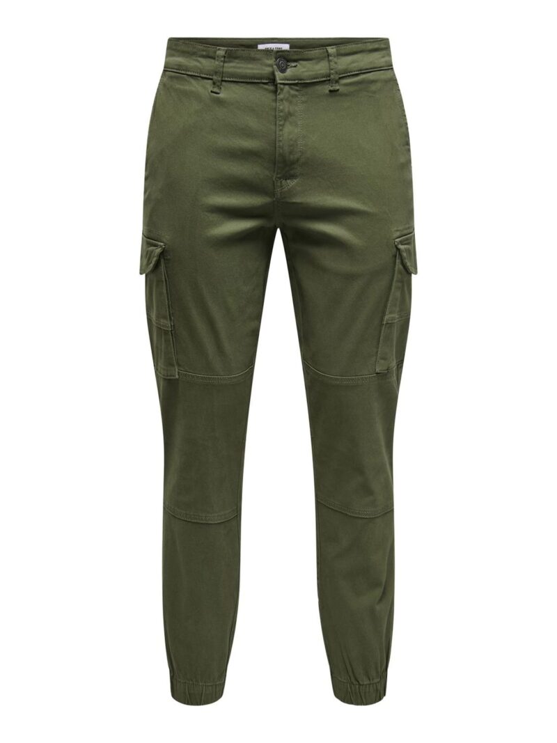 Only & Sons Pantaloni cu buzunare 'Carter'  verde închis