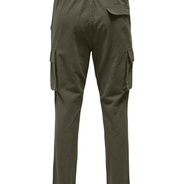 Only & Sons Pantaloni cu buzunare 'Linus'  oliv