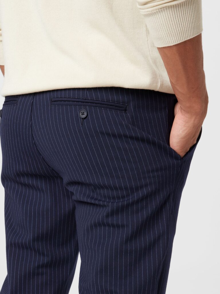 Preţ Only & Sons Pantaloni eleganți 'MARK'  albastru închis / alb