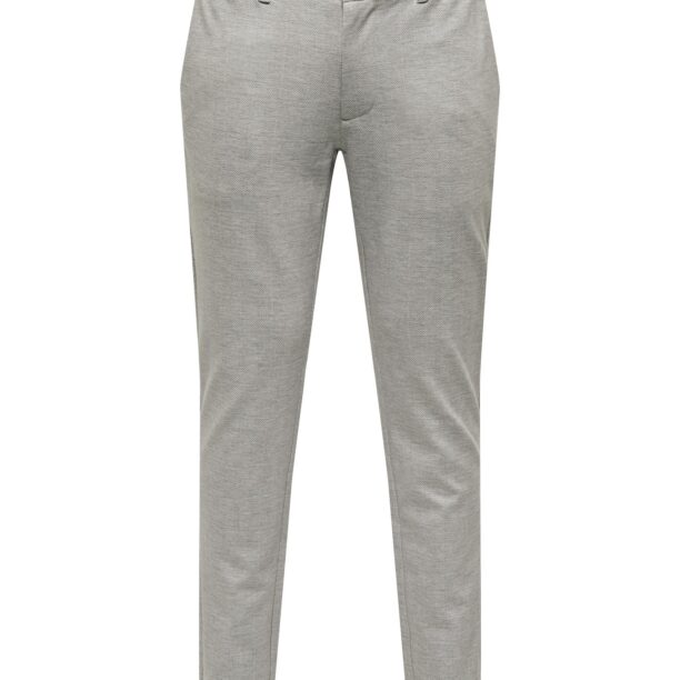 Only & Sons Pantaloni eleganți 'Mark'  crem / alb kitt