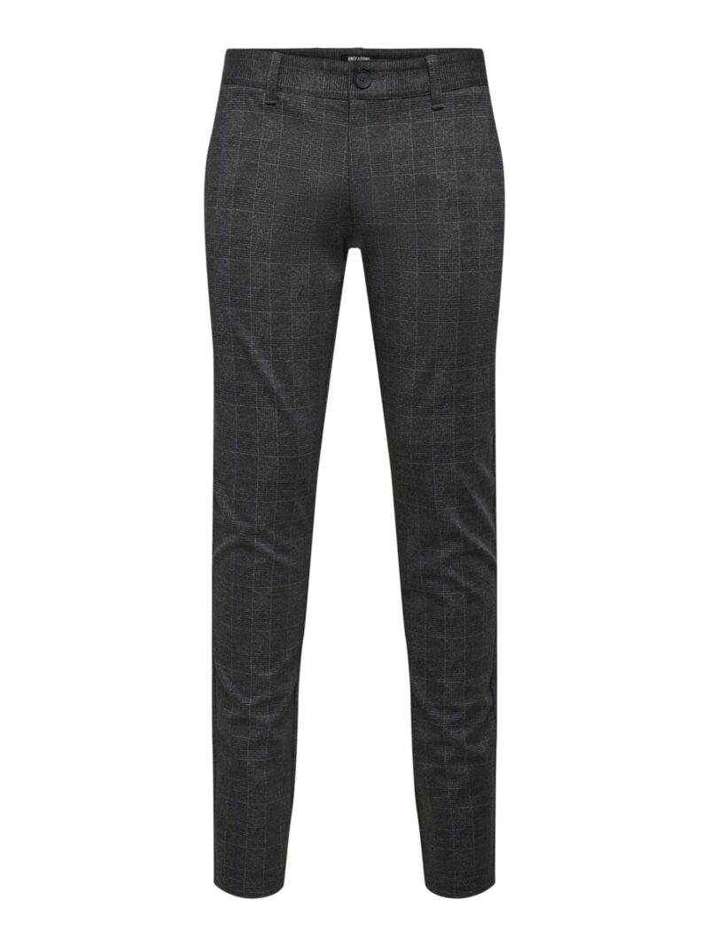 Only & Sons Pantaloni eleganți 'Mark'  gri / negru amestecat