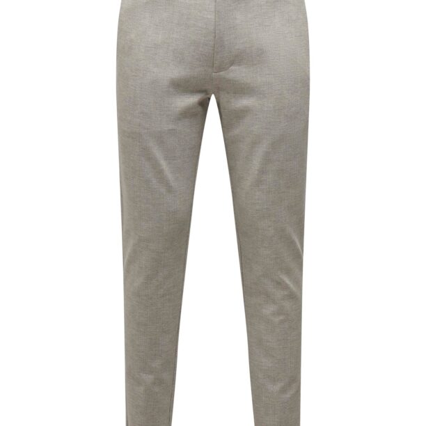 Only & Sons Pantaloni eleganți 'ONSMark'  gri piatră / alb