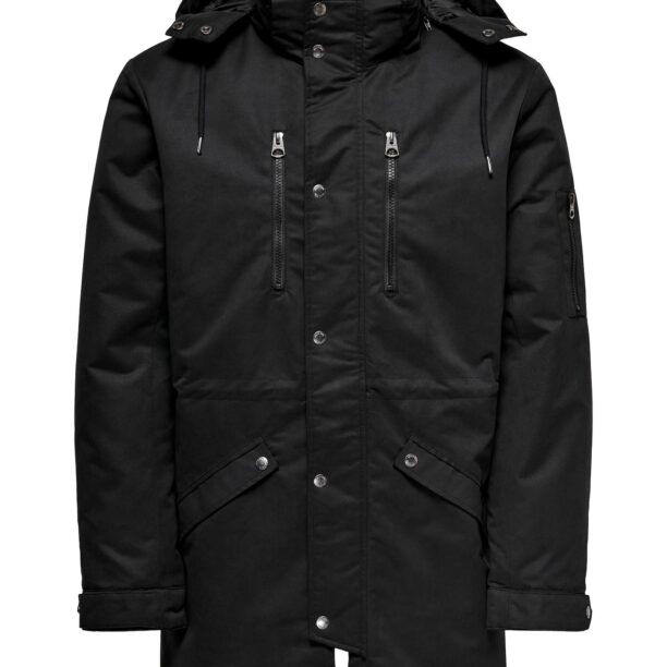 Only & Sons Parka de iarnă 'Klaus'  negru