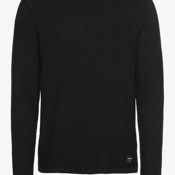 Only & Sons Pulover 'onsDAN 7 STRUCTURE CREW NECK NOOS'  negru