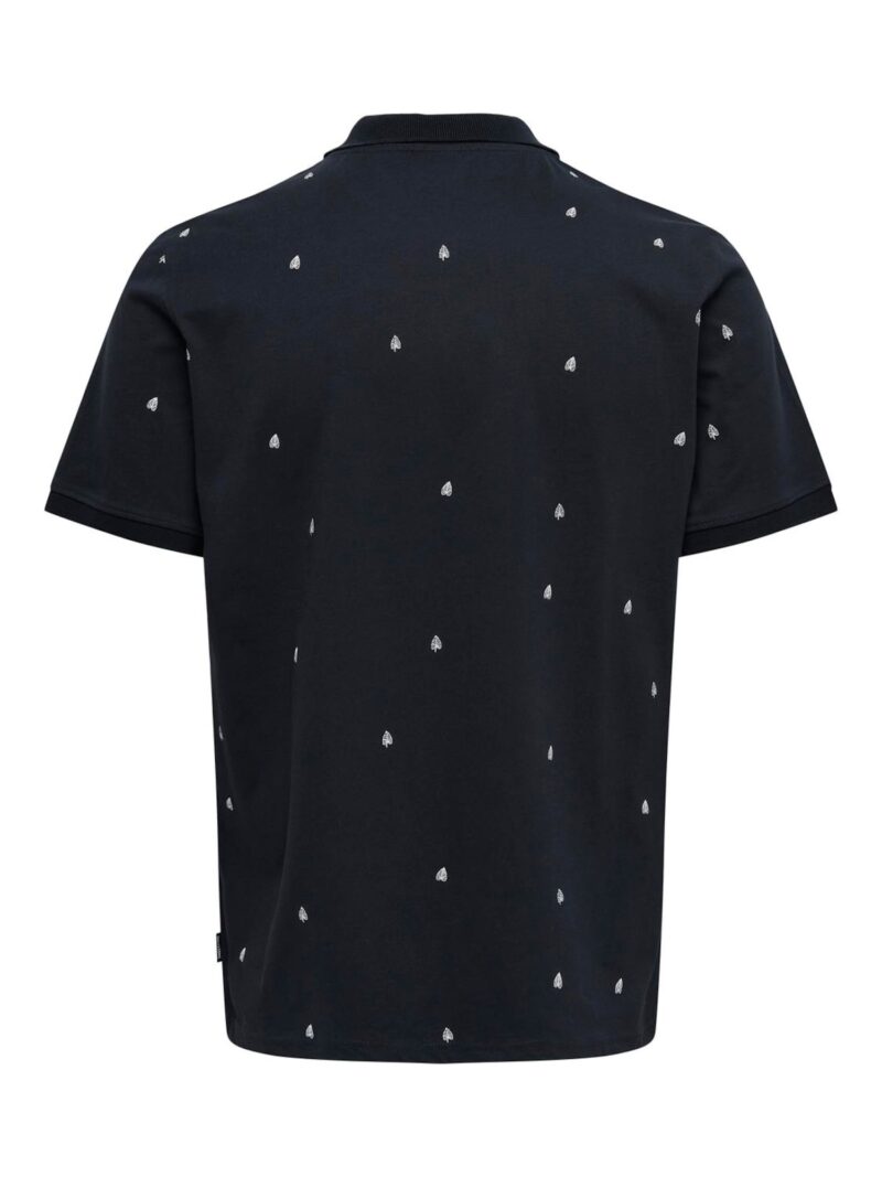 Only & Sons Tricou 'DAVE'  bleumarin / alb