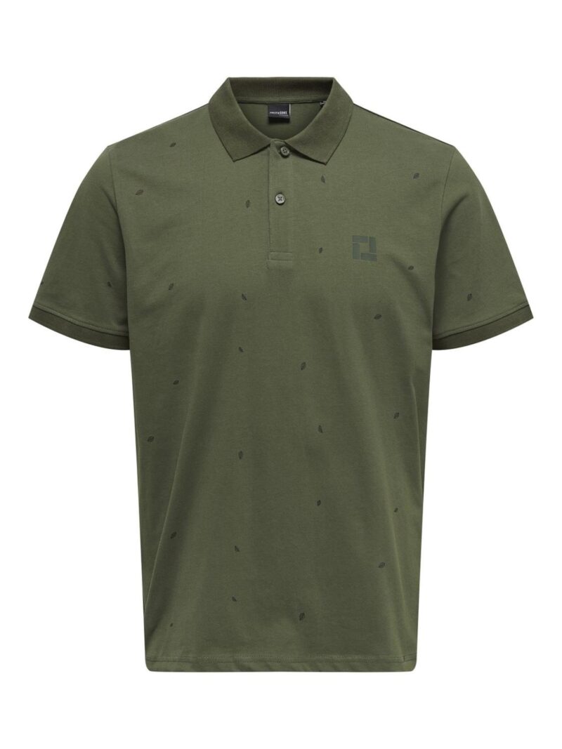 Only & Sons Tricou 'DAVE'  oliv / verde închis