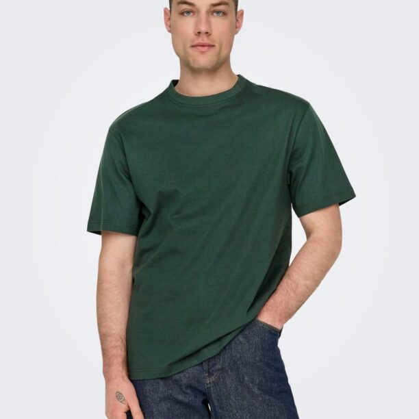 Cumpăra Only & Sons Tricou 'Fred'  verde închis