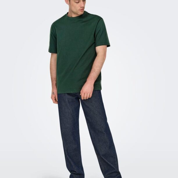 Original Only & Sons Tricou 'Fred'  verde închis