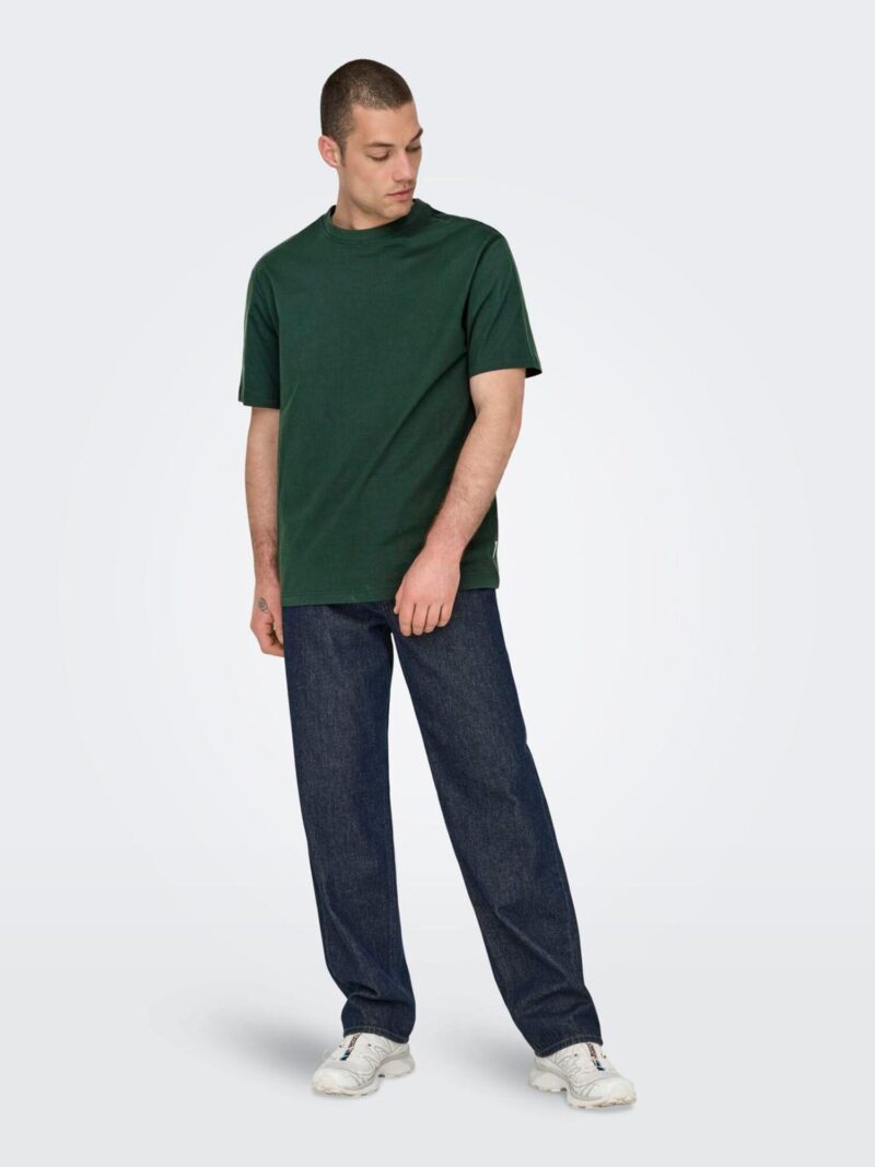 Original Only & Sons Tricou 'Fred'  verde închis