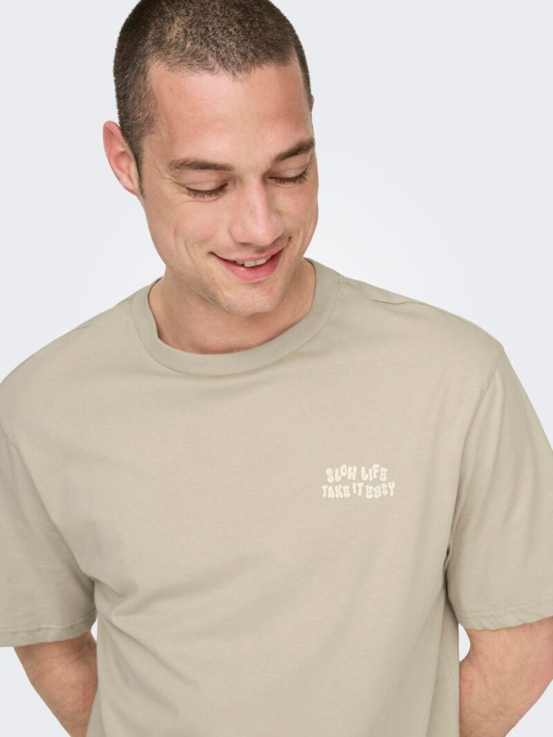 Cumpăra Only & Sons Tricou 'MACE'  gri taupe / grej