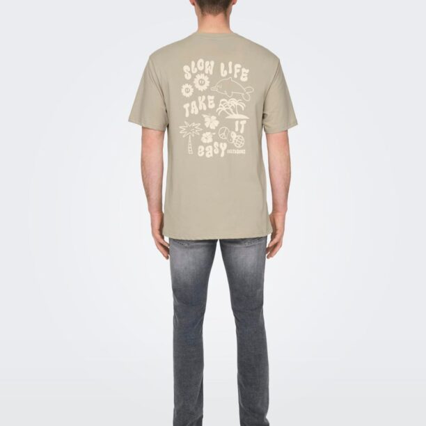 Preţ Only & Sons Tricou 'MACE'  gri taupe / grej