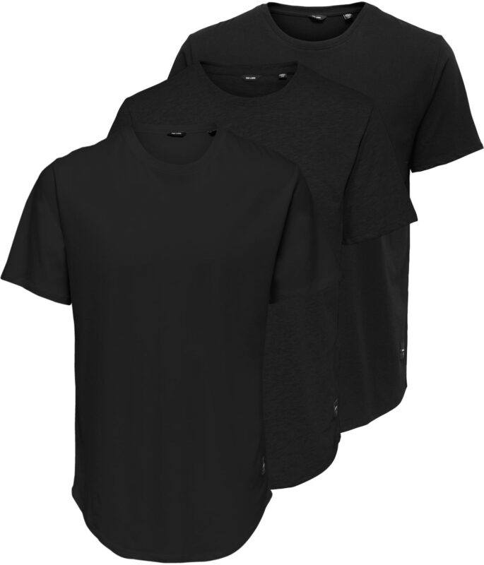 Only & Sons Tricou 'Matt'  negru