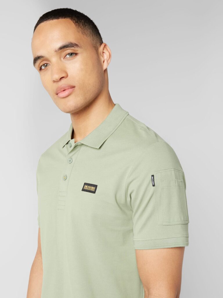 Only & Sons Tricou 'ONSDEVON'  galben lămâie / verde deschis / negru