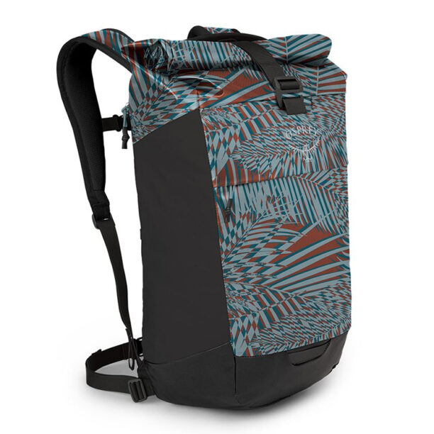 Osprey Transporter Roll Top Palm Leaf Glitch Print