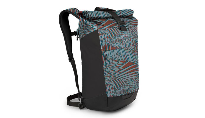 Osprey Transporter Roll Top Palm Leaf Glitch Print