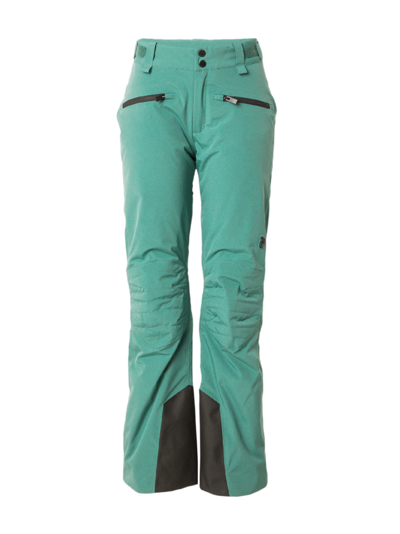 PEAK PERFORMANCE Pantaloni outdoor 'Scoot'  verde smarald / negru