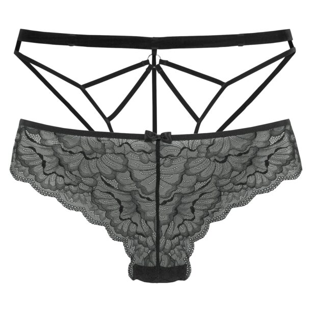 PETITE FLEUR GOLD Tanga  negru