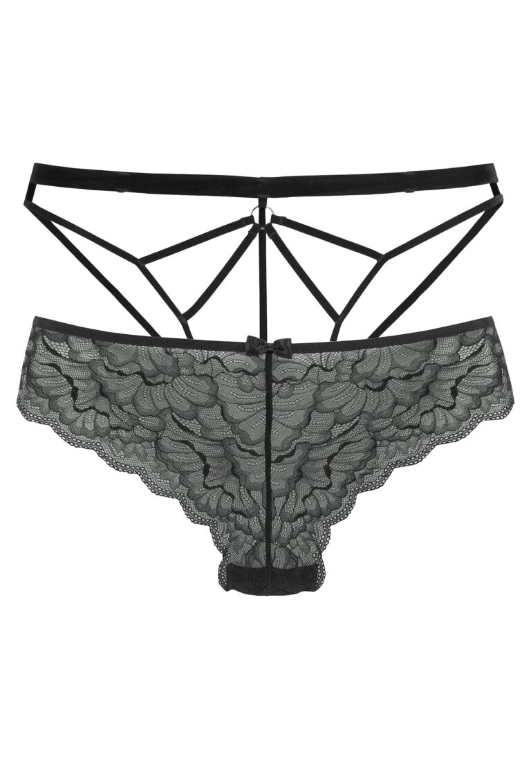 PETITE FLEUR GOLD Tanga  negru