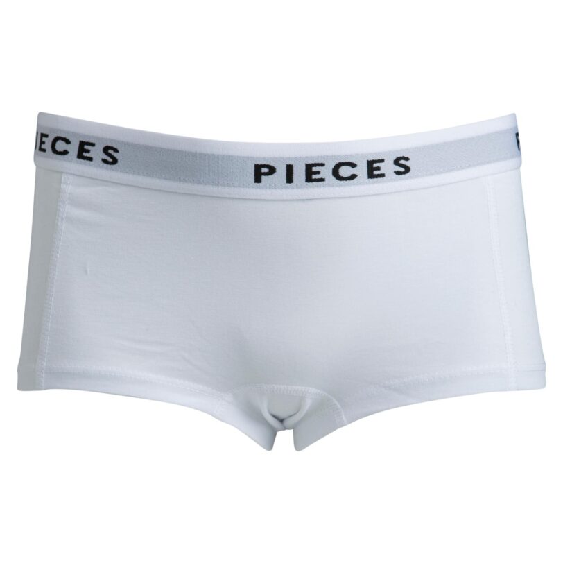 PIECES Chiloți  negru / alb