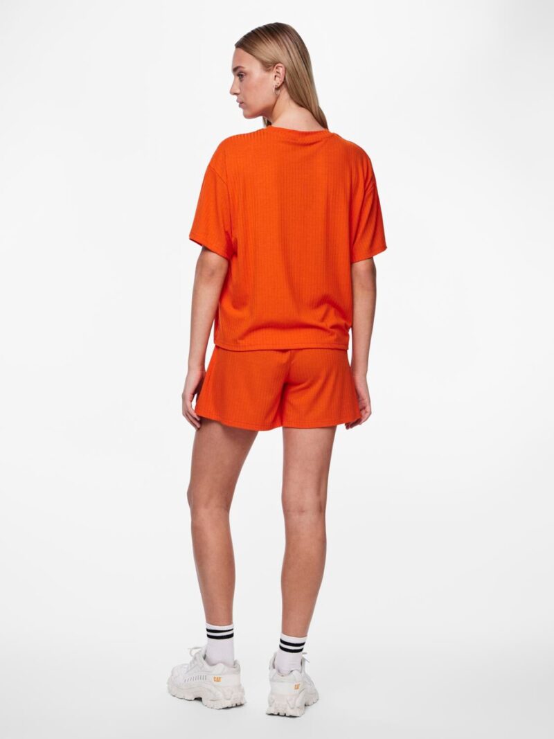 PIECES Pantaloni 'KYLIE'  roșu orange preţ