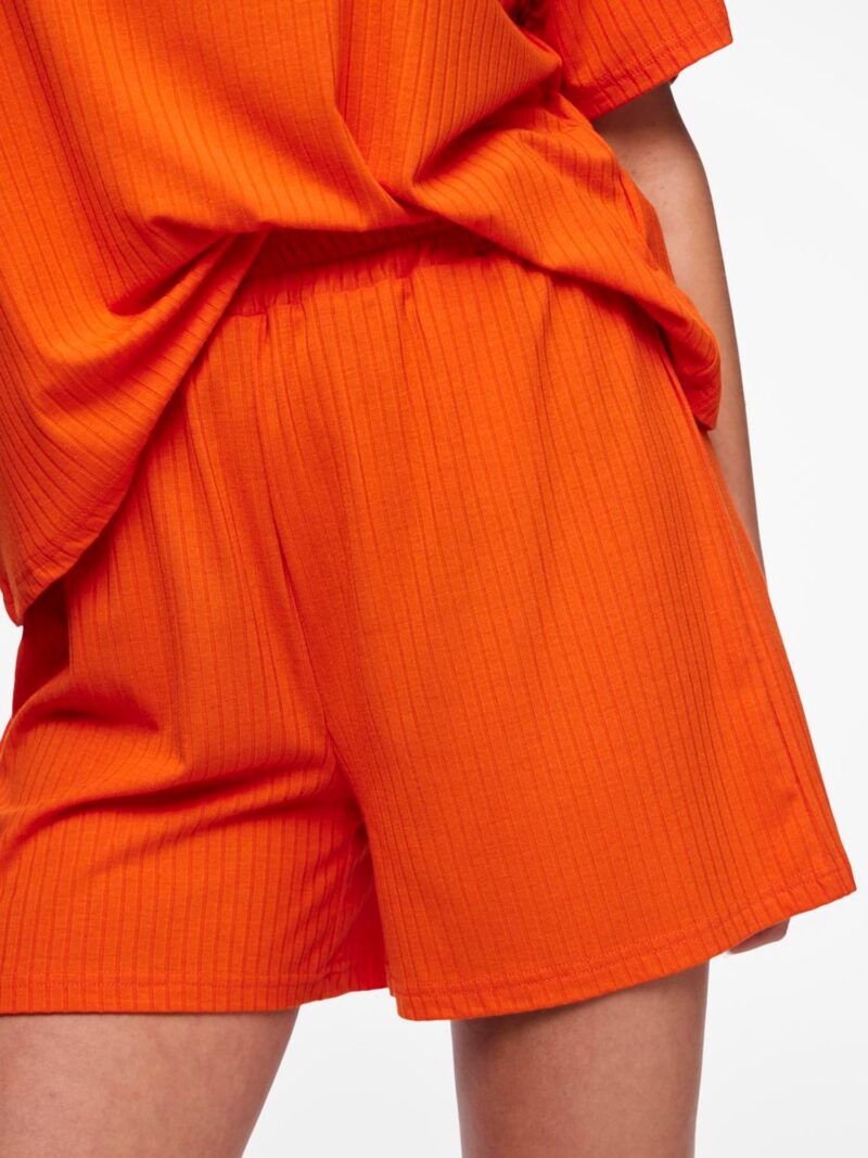 Preţ PIECES Pantaloni 'KYLIE'  roșu orange