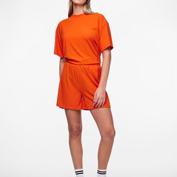 PIECES Pantaloni 'KYLIE'  roșu orange