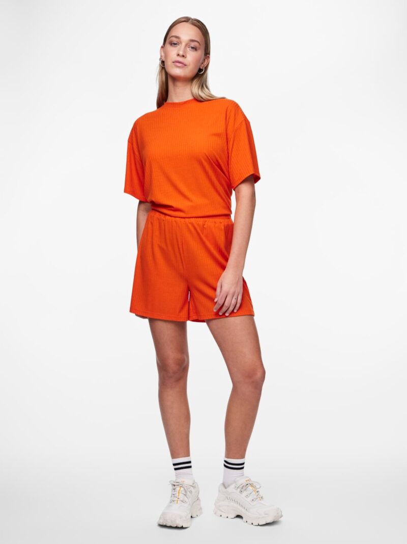 PIECES Pantaloni 'KYLIE'  roșu orange