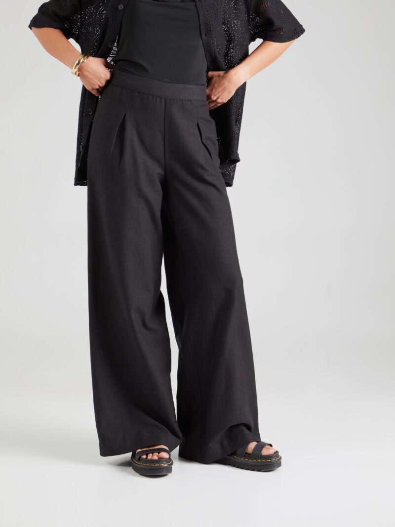 PIECES Pantaloni cutați 'MINIDI'  negru