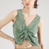 PIECES Top 'MASTINA'  verde pin