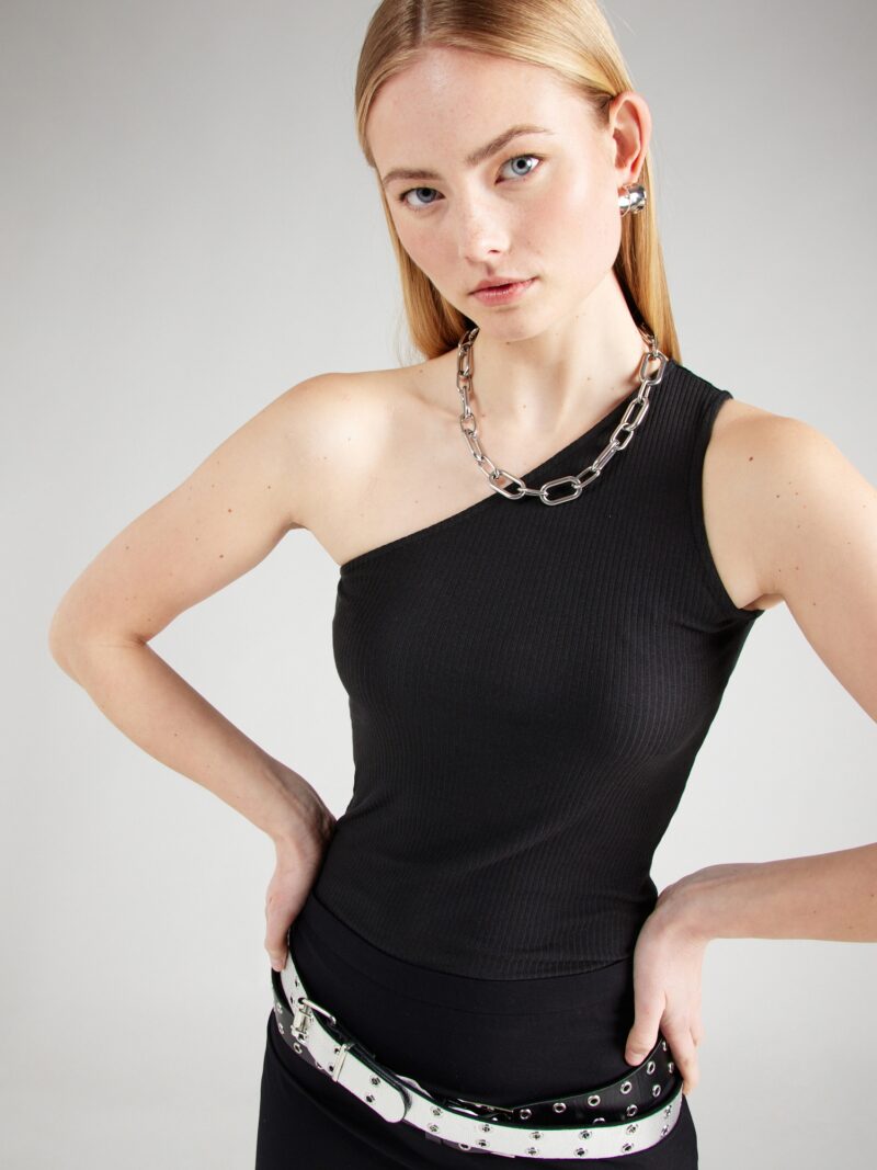 PIECES Top 'RUKA'  negru