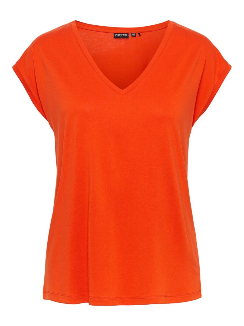 PIECES Tricou 'Kamala'  roșu orange