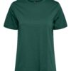 PIECES Tricou 'RIA'  verde smarald