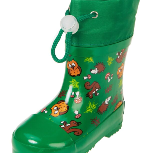 PLAYSHOES Cizme de cauciuc 'Waldtiere'  verde