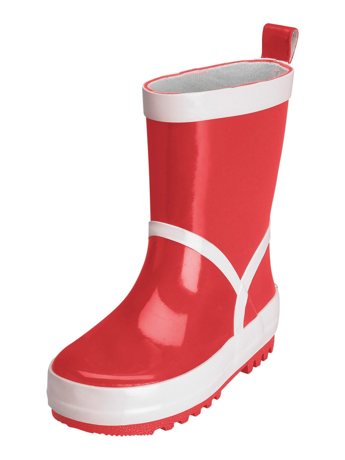 PLAYSHOES Cizme de cauciuc  roșu / alb