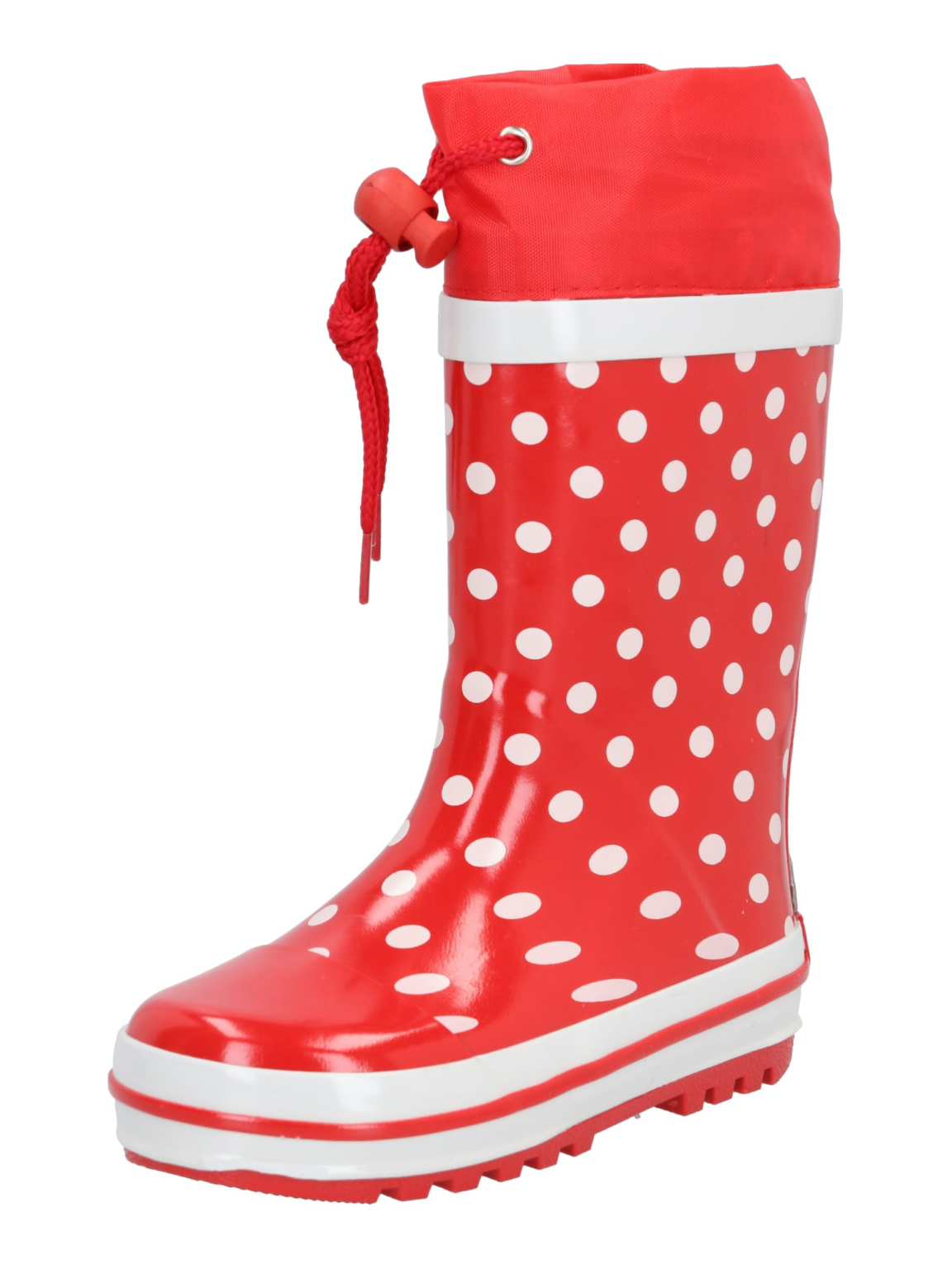 PLAYSHOES Cizme de cauciuc  roșu / alb