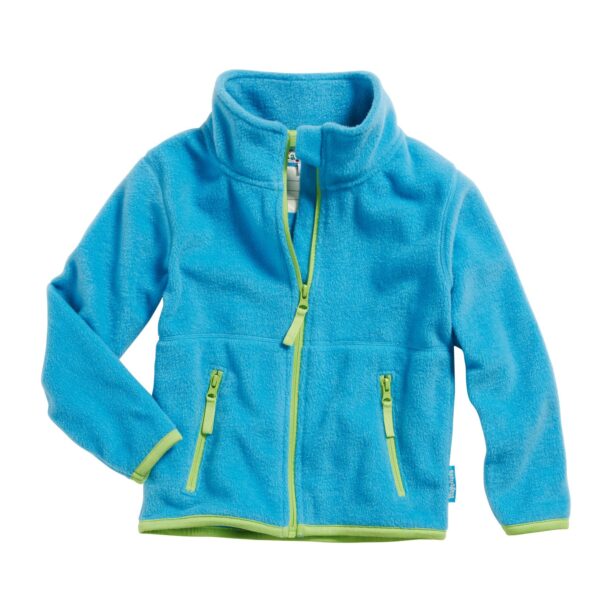 PLAYSHOES Jachetă  fleece  albastru aqua / verde deschis