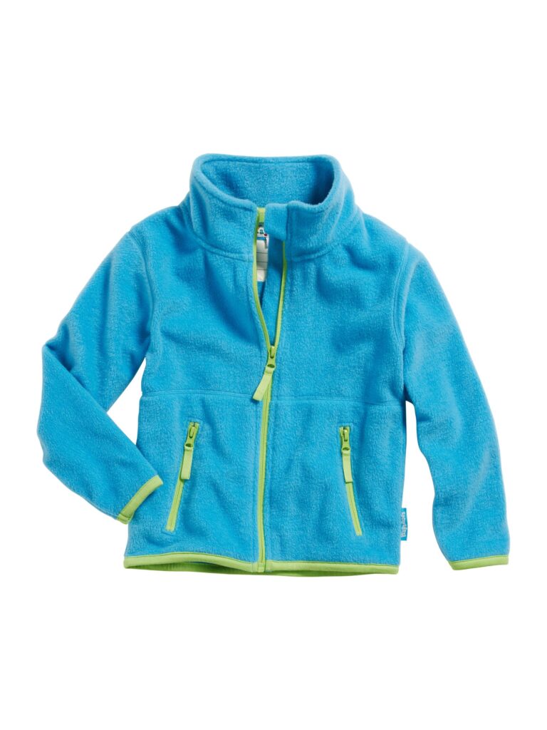 PLAYSHOES Jachetă  fleece  albastru aqua / verde deschis