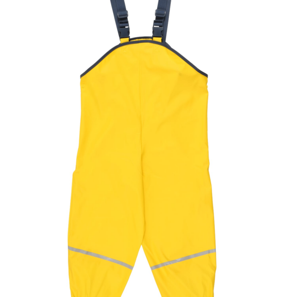 PLAYSHOES Pantaloni sport  albastru marin / galben neon / gri deschis