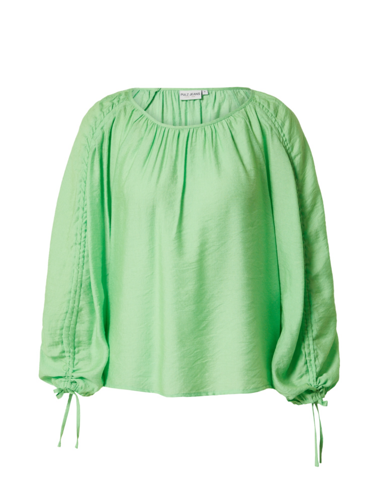 PULZ Jeans Bluză 'MARGOT'  verde deschis