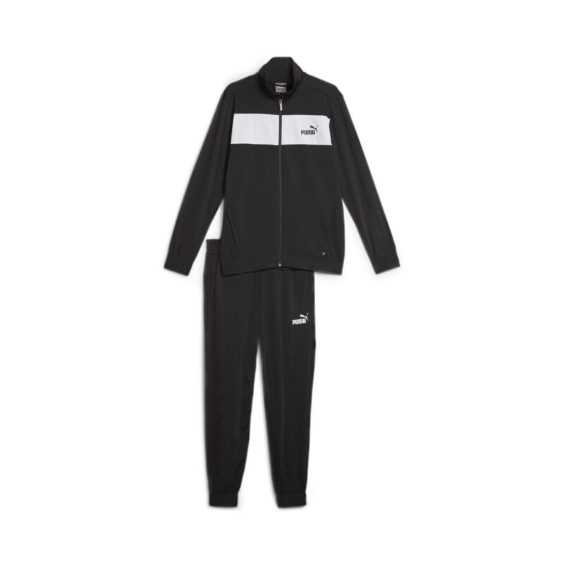 PUMA Costum de trening 'Poly'  negru / alb