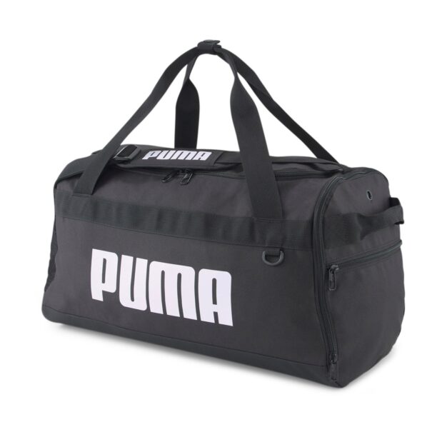 PUMA Geantă sport 'Challenger S'  negru / alb