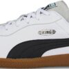 PUMA Ghete de fotbal 'KING 21'  gri / negru / alb