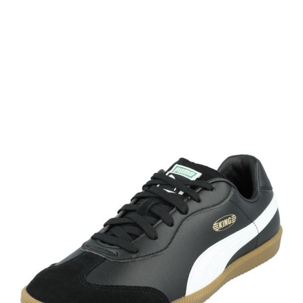 PUMA Ghete de fotbal 'King 21'  auriu / negru / alb