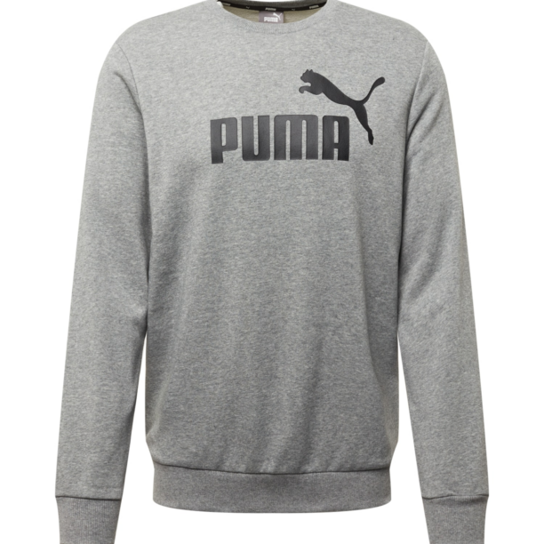 PUMA Hanorac sport 'Ess'  gri amestecat / negru